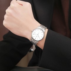 浪琴瑞士手表机械钢带男表