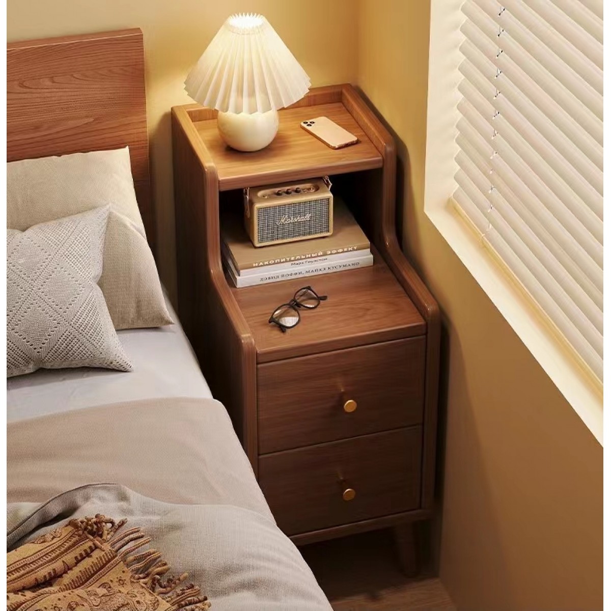 卧室窄款床边柜