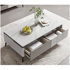 轻奢现代岩板茶几