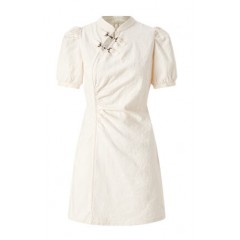 新中式棉弹提花裙