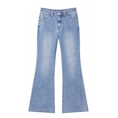 拖地喇叭牛仔裤