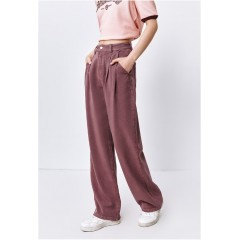 天丝直筒牛仔裤