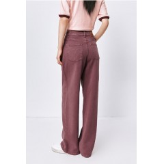 天丝直筒牛仔裤